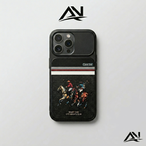 Polo Embroidered Leather Case